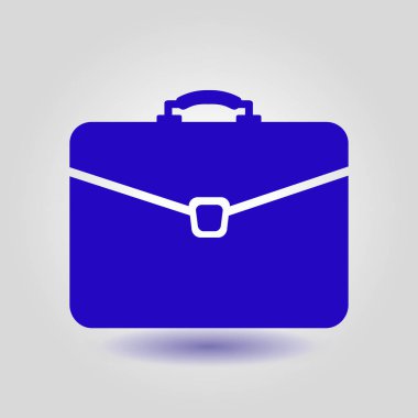 Evrak çantası ikonu, vektör illüstrasyonu. düz tasarım biçimi. 