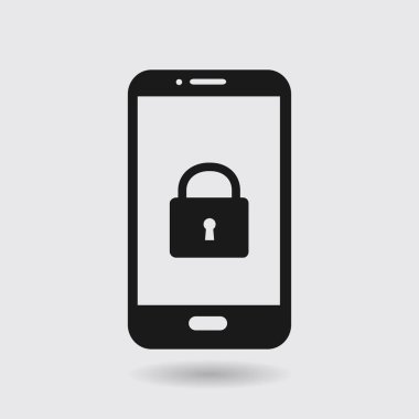 Internet güvenlik kavramı simgesi. Kimlik ve koruma simgesi.