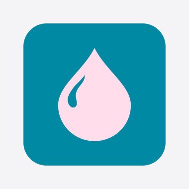 Petrol karakter. Petrol simgesi. Kan bağışı. Düz stil.