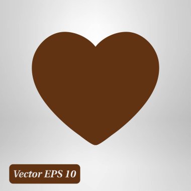 Sevgililer kalp simgesi. Aşk işareti. İçerik derecelendirme geliştirmek.