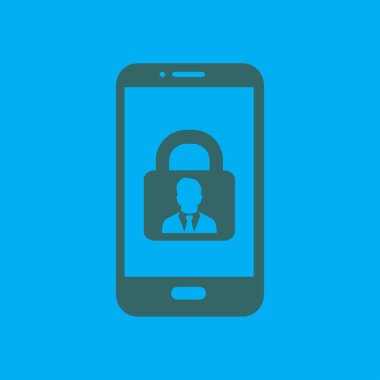 Internet güvenlik kavramı simgesi. Kimlik ve koruma simgesi.