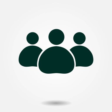 Takım iş simgesi. Ofis çalışanları ve iş takım.