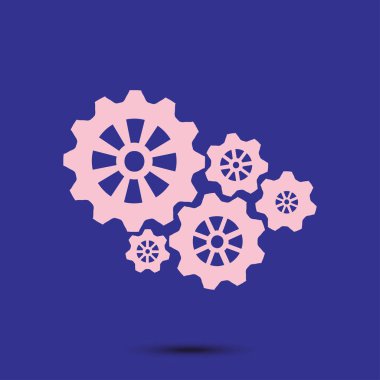 Simge vites. Dişli Teknik simgesini