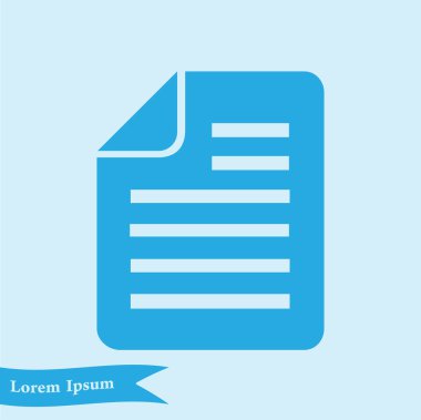 Ok simgesiyle belge. Kağıt ekleyin. Sayfa ekleme.