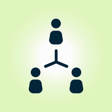 İletişim kavramı, vektör çizim basit simgesi