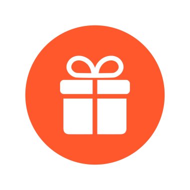 Hediye kutusu simgesi. Hediye - kişisel bir teklif. Hediye paketleri.