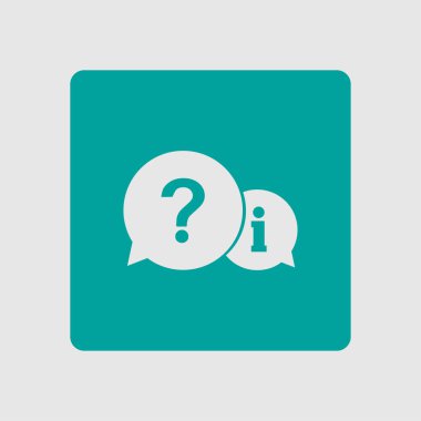 Bilgi değişimi Tema simgesi, toplama ve bilgi analiz. Düz tasarım stili. Vektör.