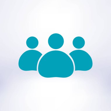 Takım iş simgesi. Ofis çalışanları ve iş takım.