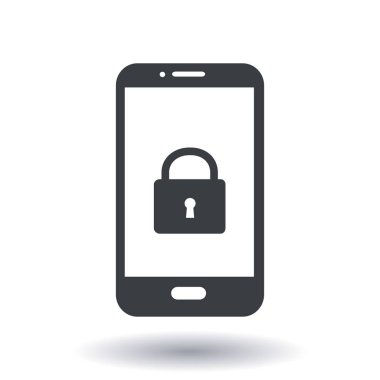 Internet güvenlik kavramı simgesi. Kimlik ve koruma simgesi.