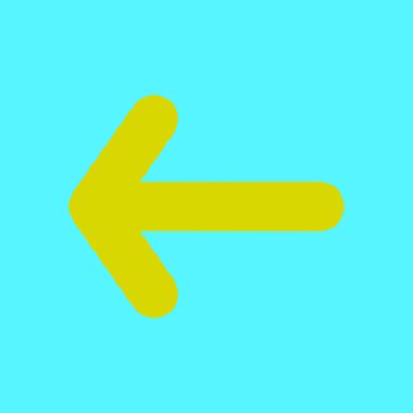 Ok simgesi. Kara navigasyonu için işaretçi yönünü.