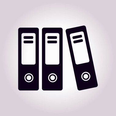 Evrak ve belgeler Office klasörler. Arşiv klasör simgesi. 