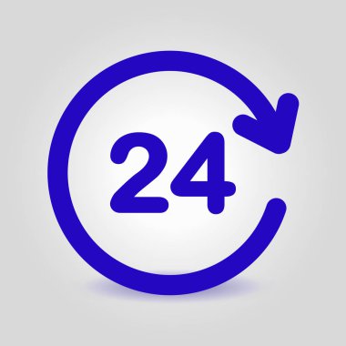 Saat saat etrafında bir gün simgesini açın..