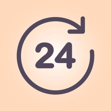 Saat saat etrafında bir gün simgesini açın..