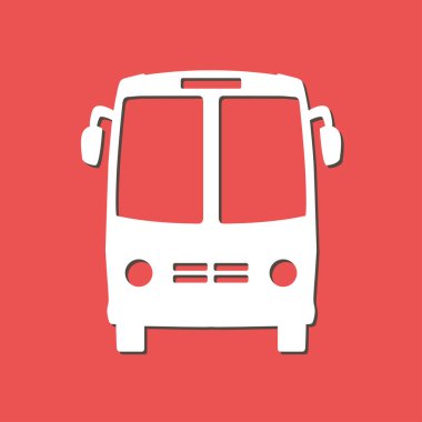 Otobüs simgesi. Lokomotif sembolü. Uluslararası Turizm trafik. Rahat Araçlar.