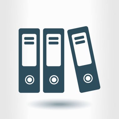 Evrak ve belgeler Office klasörler. Arşiv klasör simgesi. 