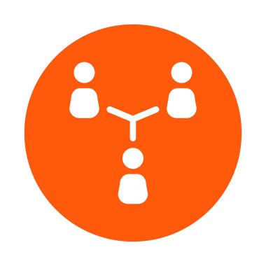 İletişim kavramı, vektör çizim basit simgesi