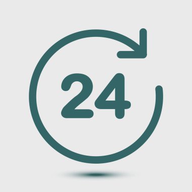 Saat saat etrafında bir gün simgesini açın..