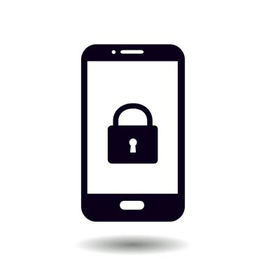 Internet güvenlik kavramı simgesi. Kimlik ve koruma simgesi.