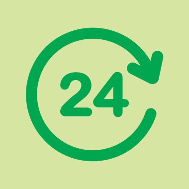 Saat saat etrafında bir gün simgesini açın..