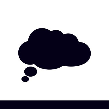 Sohbet düz Icon.Badge tartışma, diyalog, yazışma karakter.