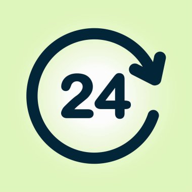 Saat saat etrafında bir gün simgesini açın..