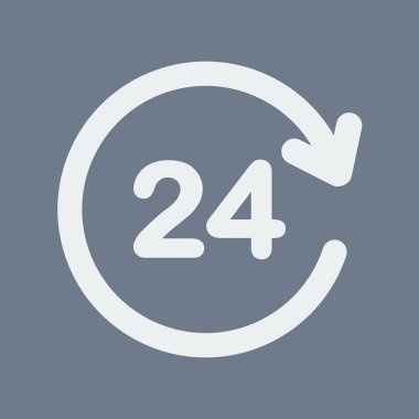 Saat saat etrafında bir gün simgesini açın..