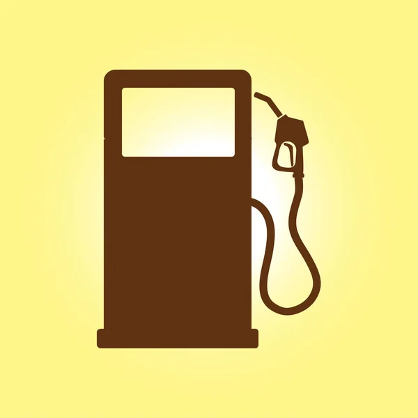 Ícone Simples Bico Bomba Gasolina Ilustração Vetorial — Vetor de Stock