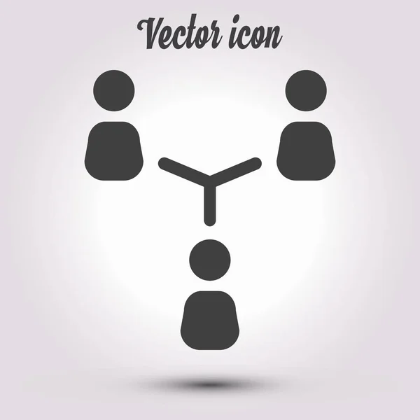 Einfache Ikone Des Kommunikationskonzepts Vektorillustration — Stockvektor
