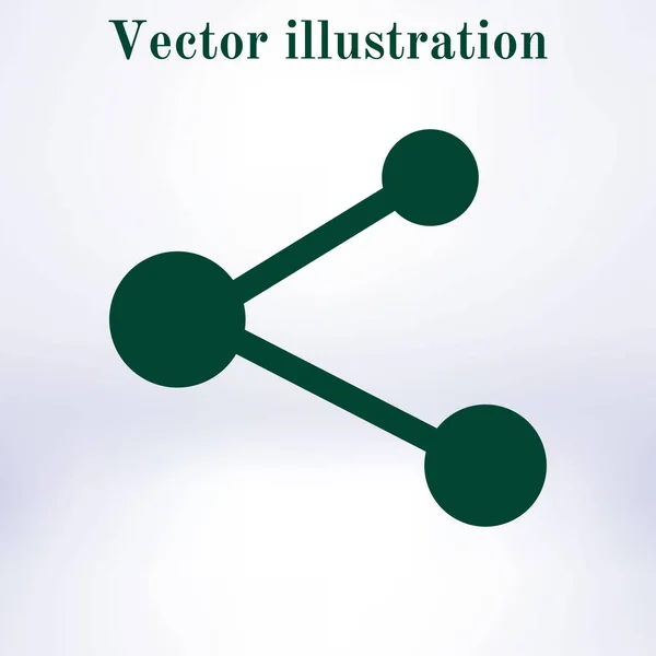 Zeichen Teilen Vektor Von Flachem Design Stil — Stockvektor