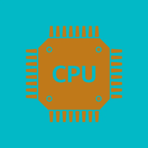 Icona Del Circuito Stampato Schema Tecnologico Simbolo Quadrato Stile Design — Vettoriale Stock