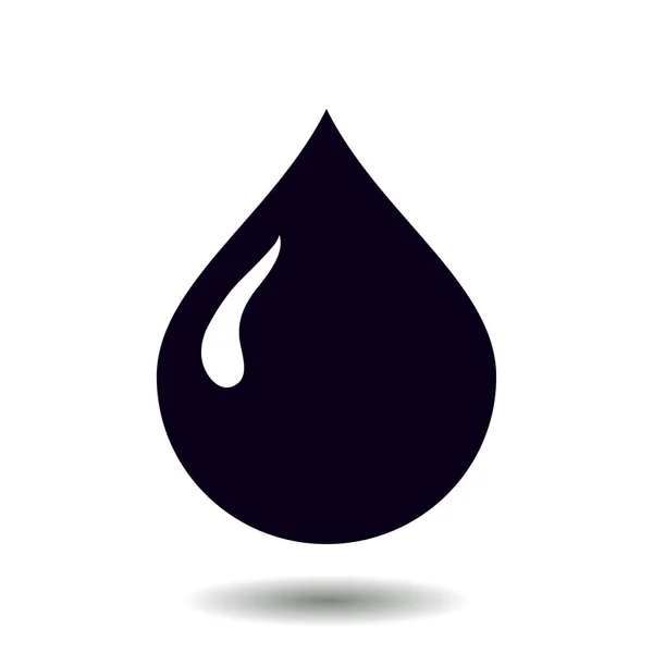 Oil Character Petroleum Icon Blood Donation Flat Style — Stock Vector