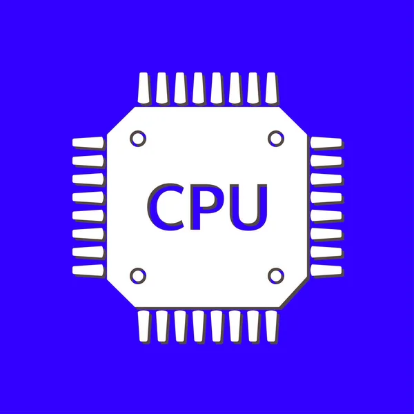 Icona Del Circuito Stampato Schema Tecnologico Simbolo Quadrato Stile Design — Vettoriale Stock