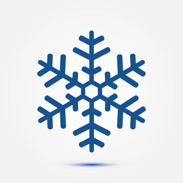 Kar Tanesi Simgesi Yılbaşı Dekorasyonu Tüm Noel Yeni Yıl Kutlamak — Stok Vektör