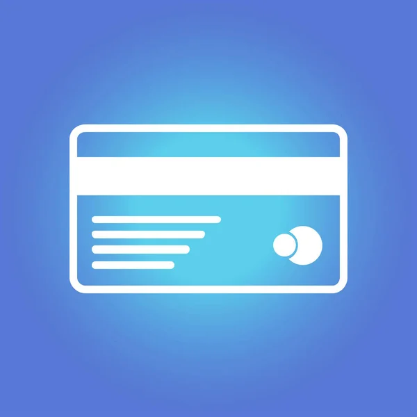 Εικονίδιο Του Φορέα Της Πιστωτικής Κάρτας Επίπεδη Σχεδίαση Στυλ — Διανυσματικό Αρχείο