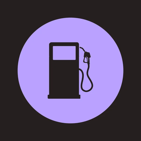 Icono Simple Boquilla Bomba Gasolina Ilustración Del Vector — Vector de stock