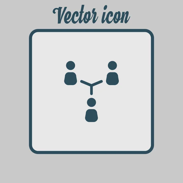 Icône Simple Concept Communication Illustration Vectorielle — Image vectorielle