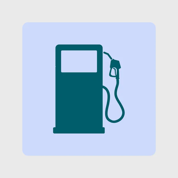Jednoduché Ikony Benzinové Čerpadlo Tryska Vektorové Ilustrace — Stockový vektor