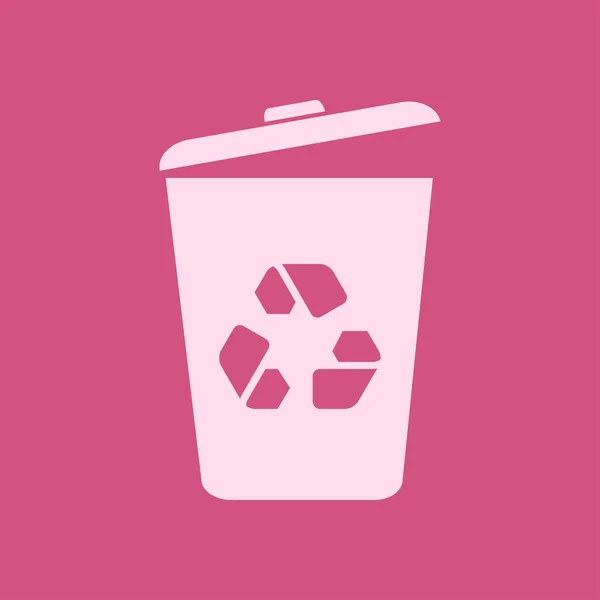 Trash Can Icon Delete Move Trash Clear Disk Space Vector — Stock Vector