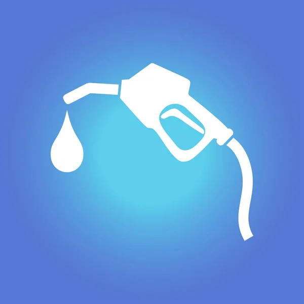 Icono Simple Boquilla Bomba Gasolina Ilustración Del Vector — Archivo Imágenes Vectoriales