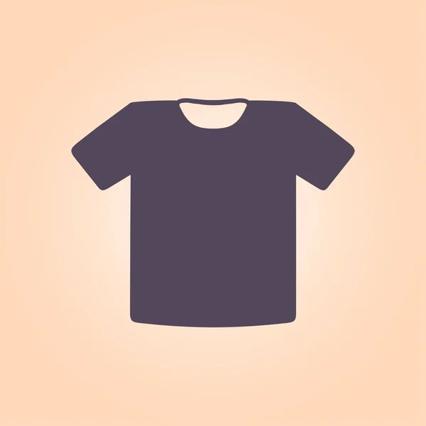 Shirt Sign Icon Clothes Symbol Flat Design Style — Stock Vector