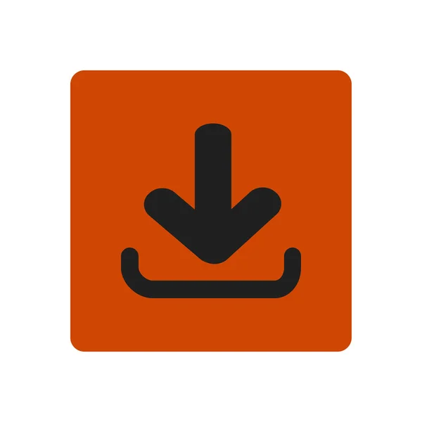 Download Pictogram Upload Knop Platte Ontwerpstijl — Stockvector