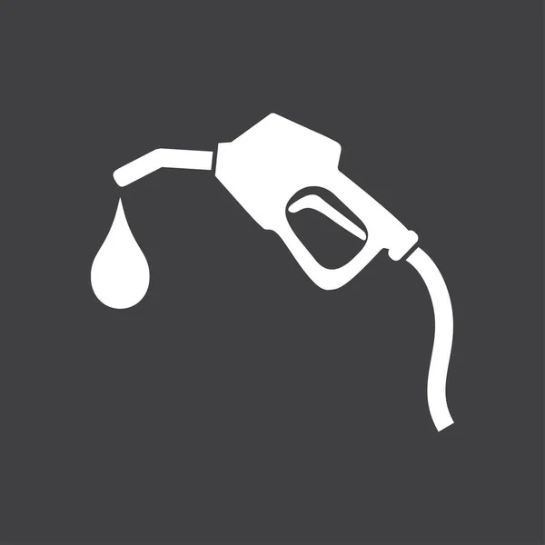 Icono Simple Boquilla Bomba Gasolina Ilustración Del Vector — Archivo Imágenes Vectoriales