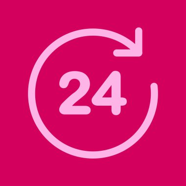 Saat saat etrafında bir gün simgesini açın..