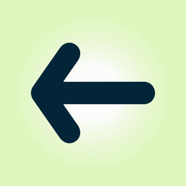 Ok simgesi. Kara navigasyonu için işaretçi yönünü.