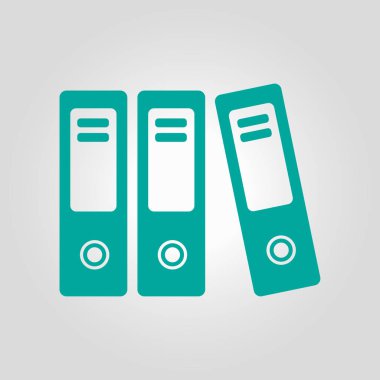 Evrak ve belgeler Office klasörler. Arşiv klasör simgesi. 