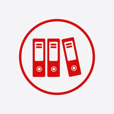 Evrak ve belgeler Office klasörler. Arşiv klasör simgesi. 