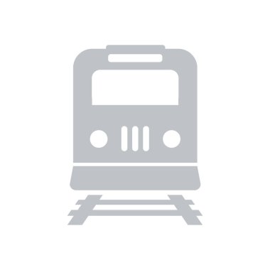 Tren simgesi. Metro sembolü. Tren istasyonu işareti.