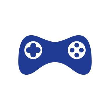 Gamepad simgesi. Vektör. Düz tasarım stili. Joypad sembolü.