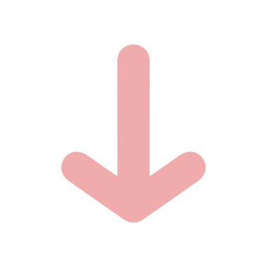 Ok simgesi. Kara navigasyonu için işaretçi yönünü.