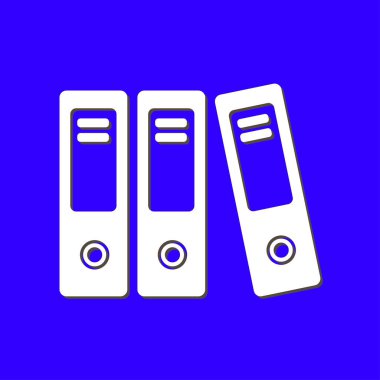 Evrak ve belgeler Office klasörler. Arşiv klasör simgesi. 